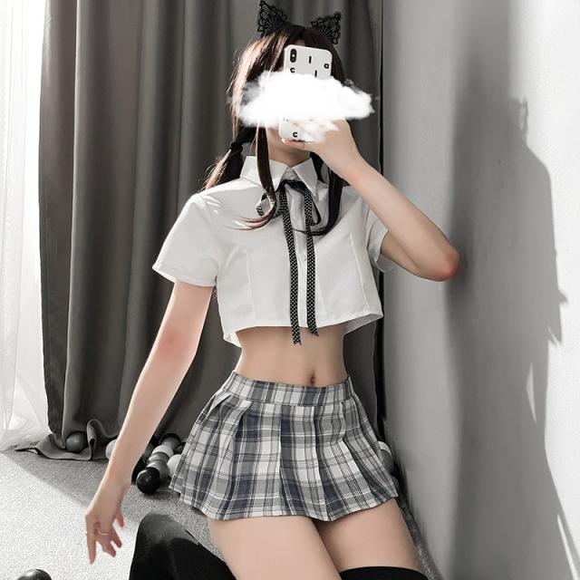チェック柄　制服　コスチューム　コスプレ　Mサイズ 学園制服 コスプレ衣装 文化祭 体育祭 ユニフォーム